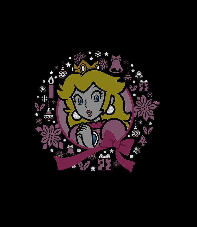 princess peach christmas sweater
