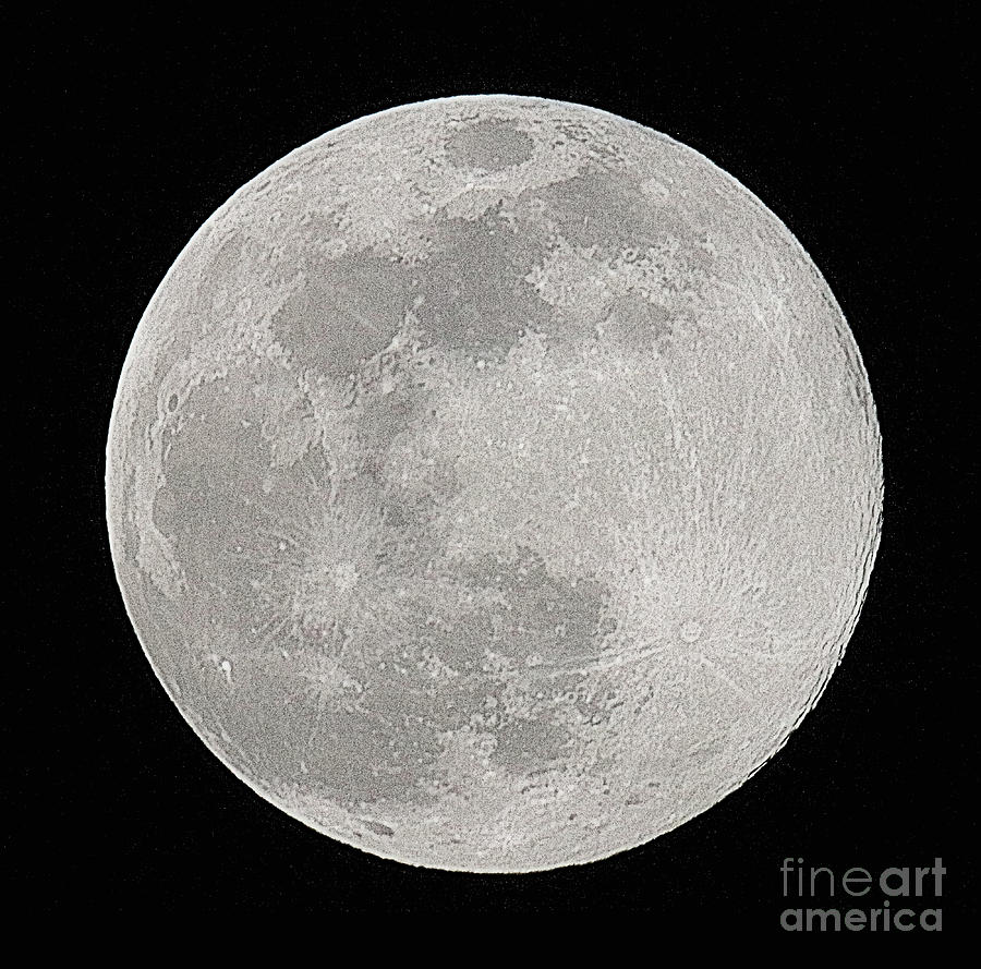 SUPER MOON April 7th 2020 Photograph by Scott D Van Osdol - Pixels