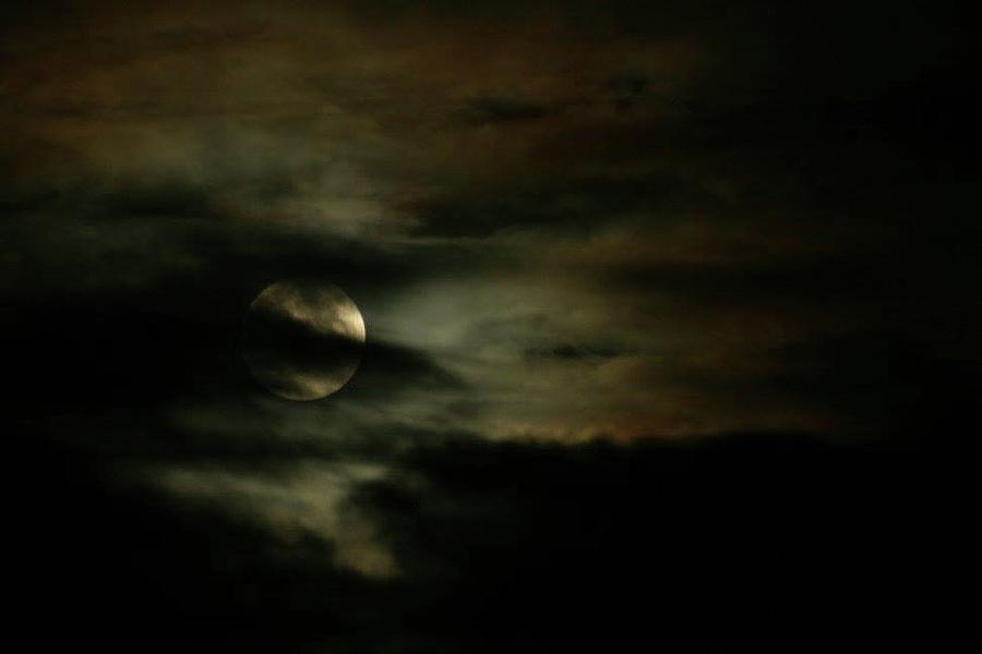 Super Moon Eclipse Photograph by Brad Nellis