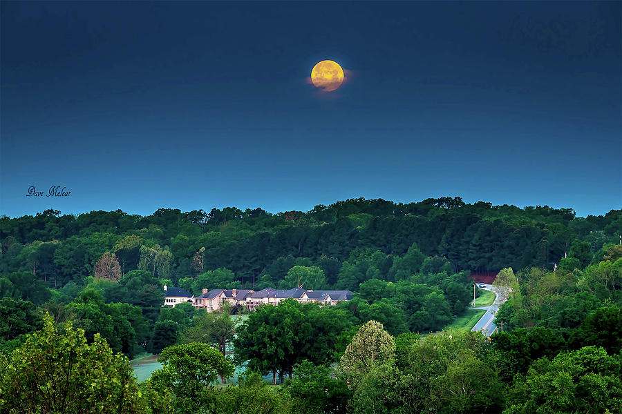 Super Moon over Bella Vista Photograph by Dave Melear