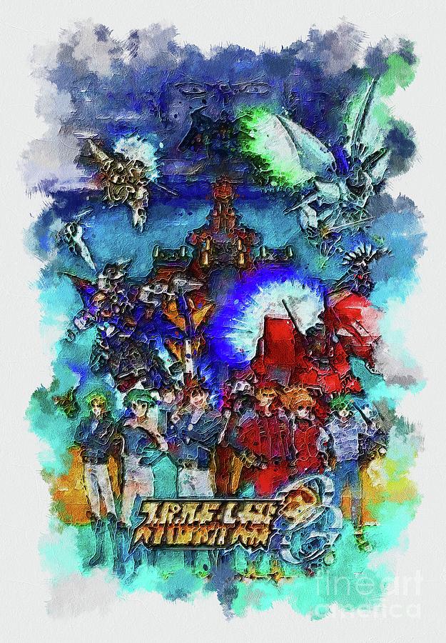 Super Robot Wars Original Generation Divine Wars Super Robot Wars Original Generation Divine Wars Mixed Media by Emelia