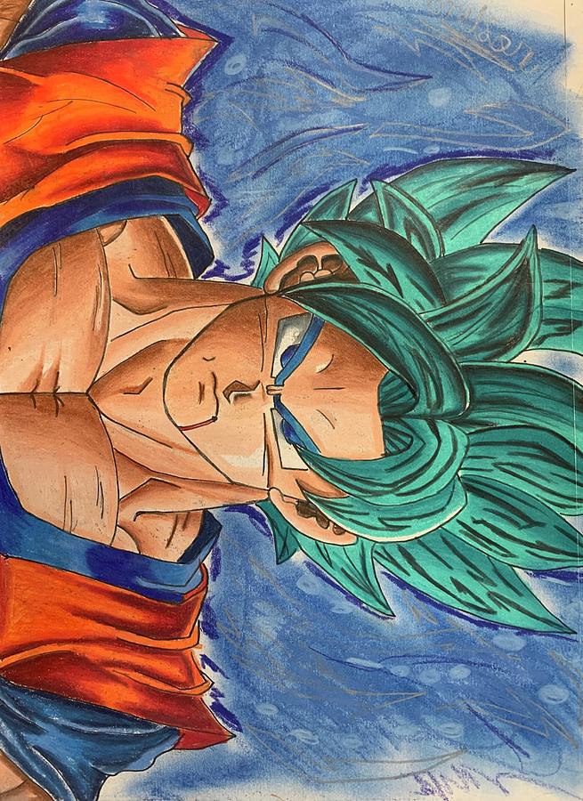 Drawing Goku Super Saiyan Blue - Full Body! - YouTube