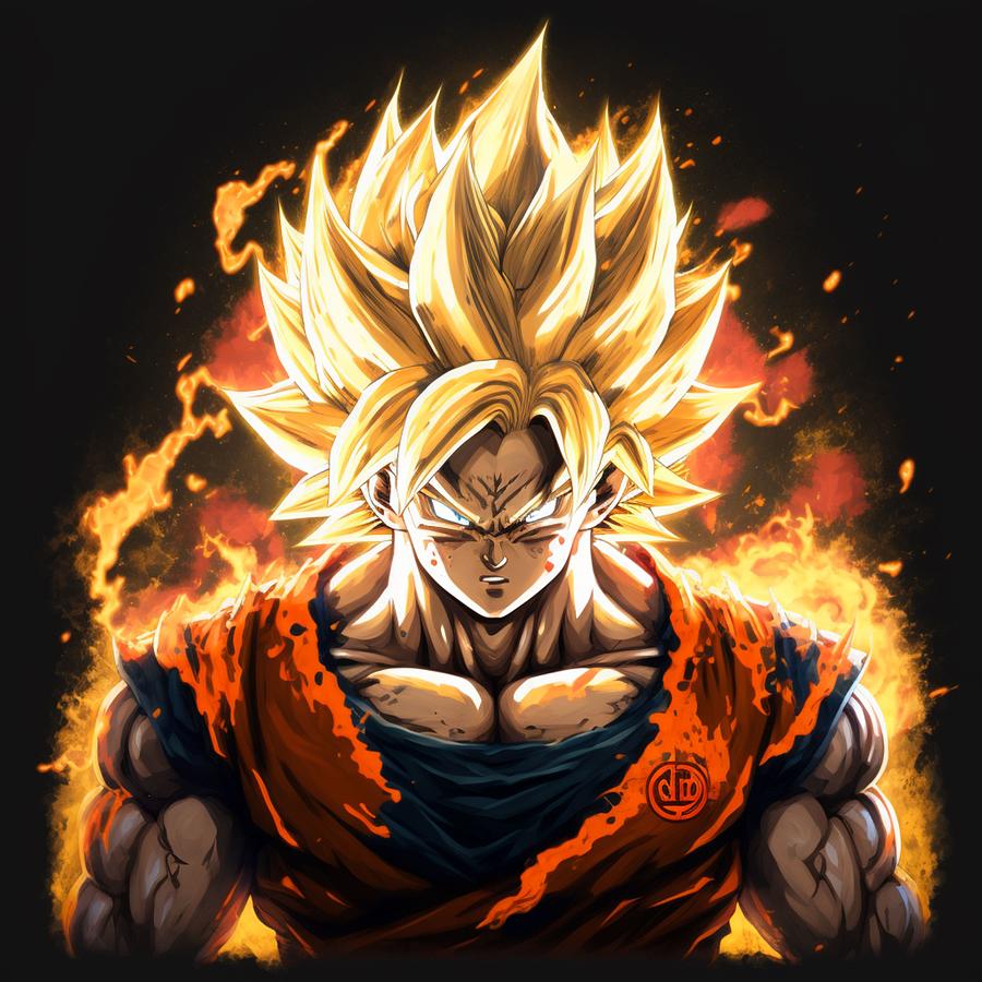 Super Saiyan Goku Digital Art by Albrim Sela - Fine Art America