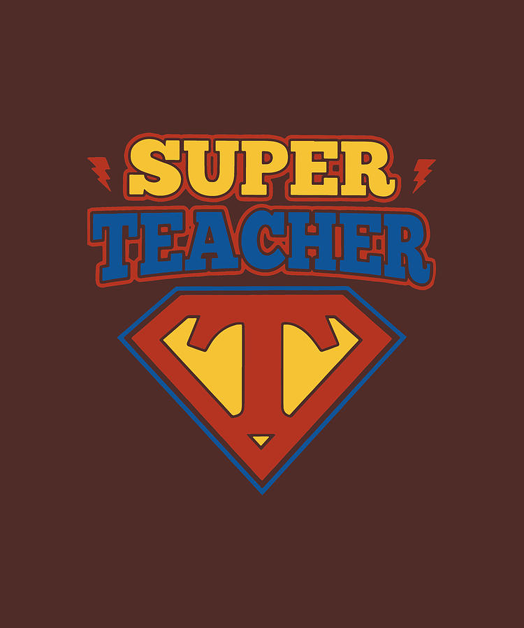 Super Teacher Logo School Student Career Student Book School Teacher ...