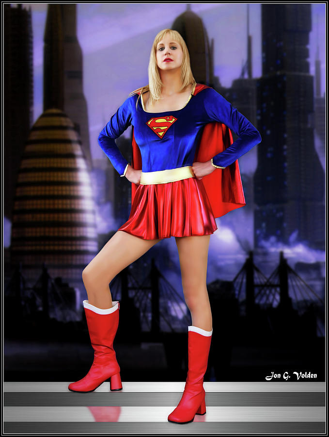 Super Woman In The City Photograph by Jon Volden