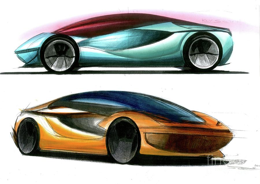 SuperCar Digital Art by Ritwick Sarkar - Fine Art America