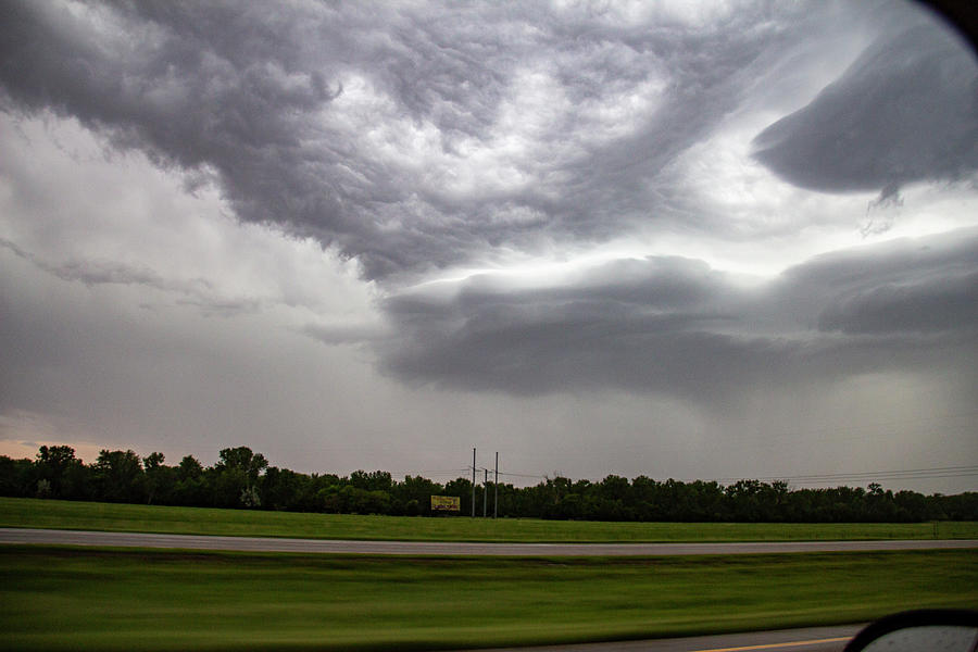 Supercell Encounter before Nightfall 002 Photograph by Dale Kaminski