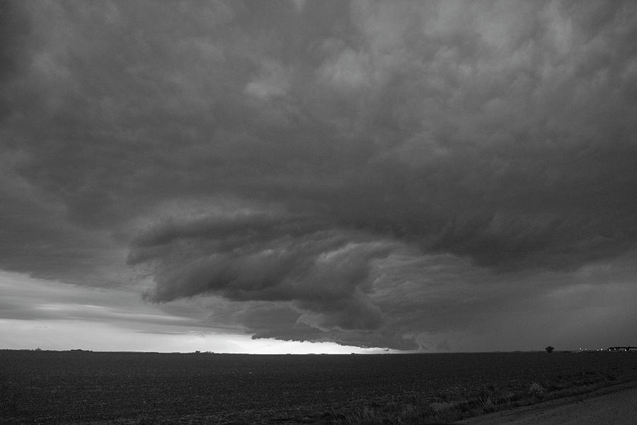 Supercell Encounter before Nightfall 004 Photograph by Dale Kaminski