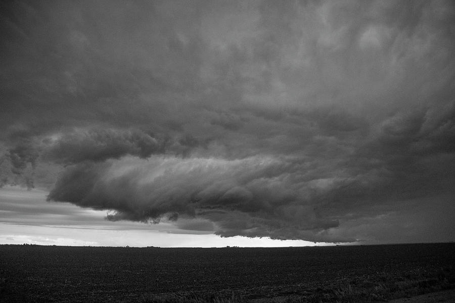 Supercell Encounter before Nightfall 012 Photograph by Dale Kaminski