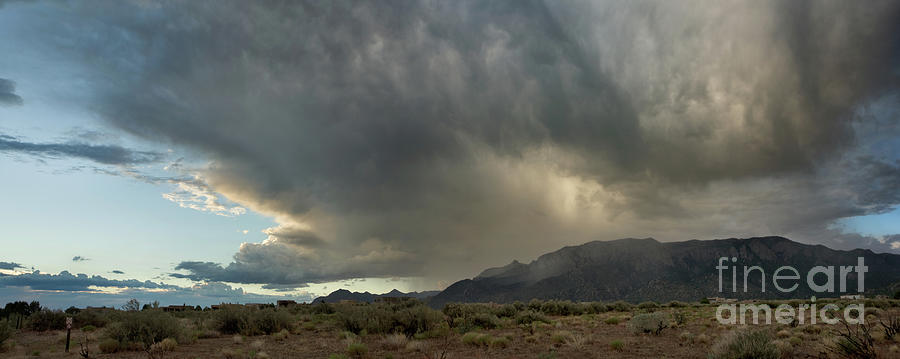 Supercell over Sandia Mountains Photograph by Matt Tilghman