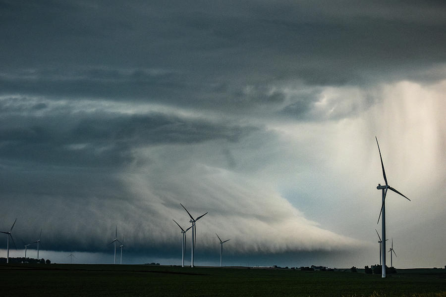 Supercell Wind Farm Photograph by Adam Orgler - Fine Art America