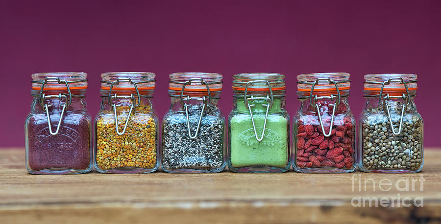 Superfood in Kilner Jars Photograph by Tim Gainey