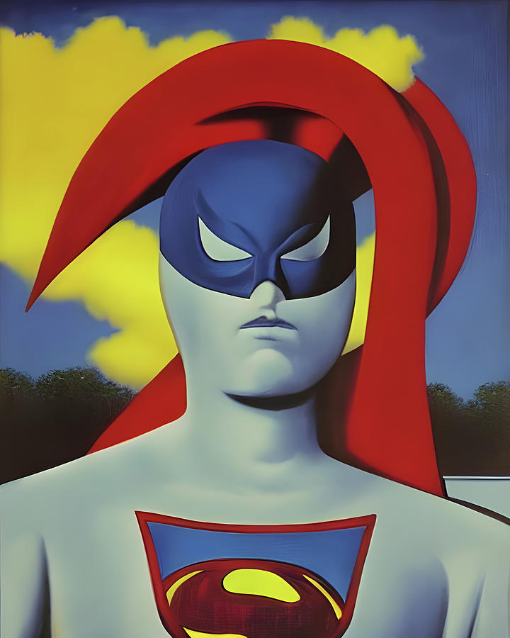 Superhero Painting by Bob Orsillo