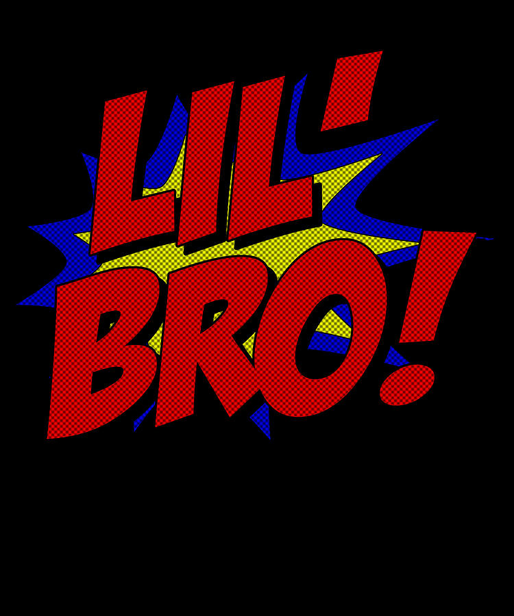 Superhero Lil Bro Digital Art by Flippin Sweet Gear