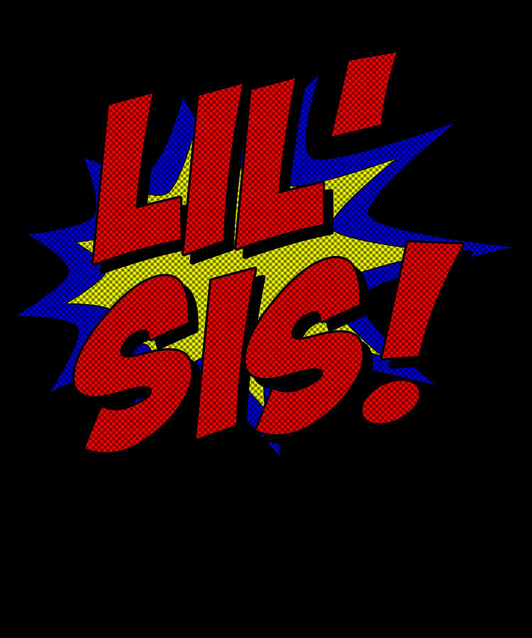 Superhero Lil Sis Digital Art by Flippin Sweet Gear