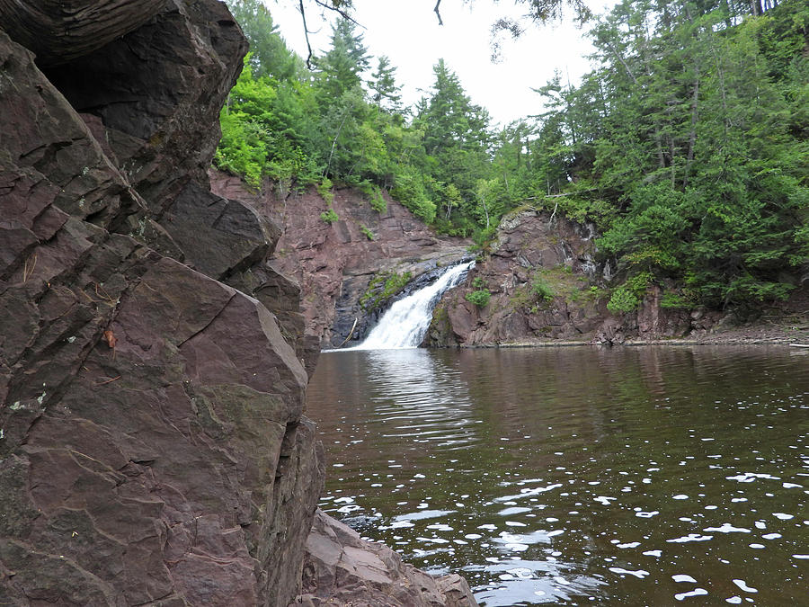 Superior Falls In Wisconsin Photograph