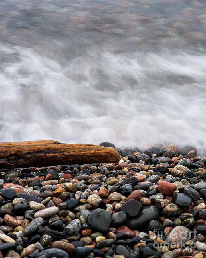 Pebbles Photograph - Superior Shoreline by Joshua McCullough