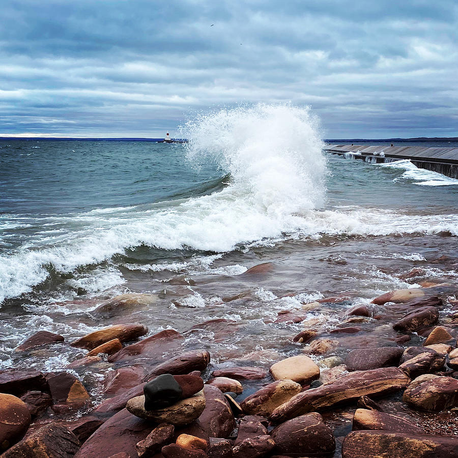 Superior Waves Photograph by Jill Laudenslager