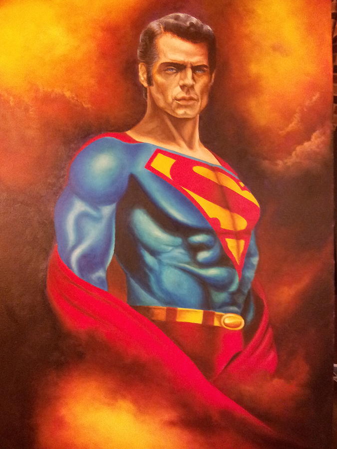 Superman Painting by Compton Hendricks - Pixels