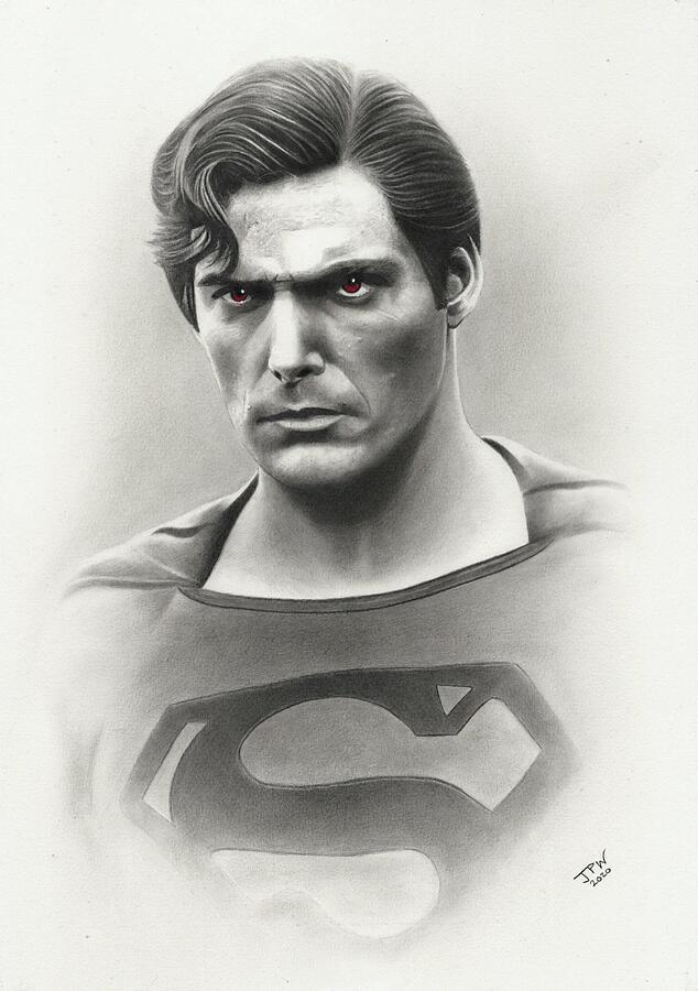 Superman Drawing - Superman III by JPW Artist