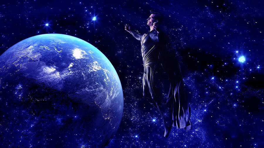 Man Of Steel Digital Art - Superman Reborn 3 by Aldane Wynter