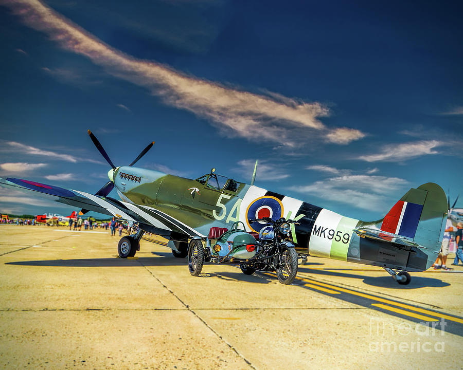 Supermarine MK959 Spitfire Photograph by Nick Zelinsky Jr