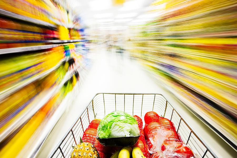 Supermarket abstract Photograph by RapidEye