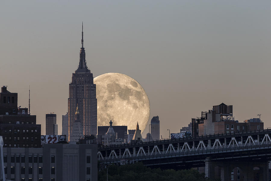 Supermoon 2014 Photograph by Ben Peterson