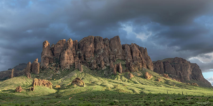 Superstition Mountains. Photograph by Paul Martin