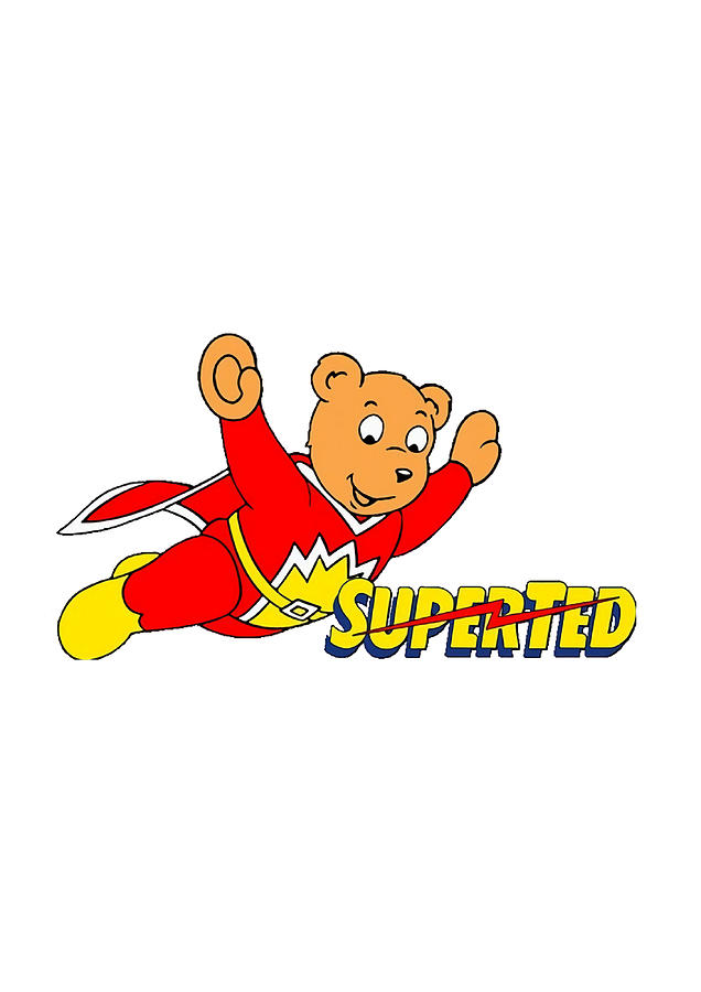 Superted 80s classic Poster funny aesthetic Painting by Heather Harris ...