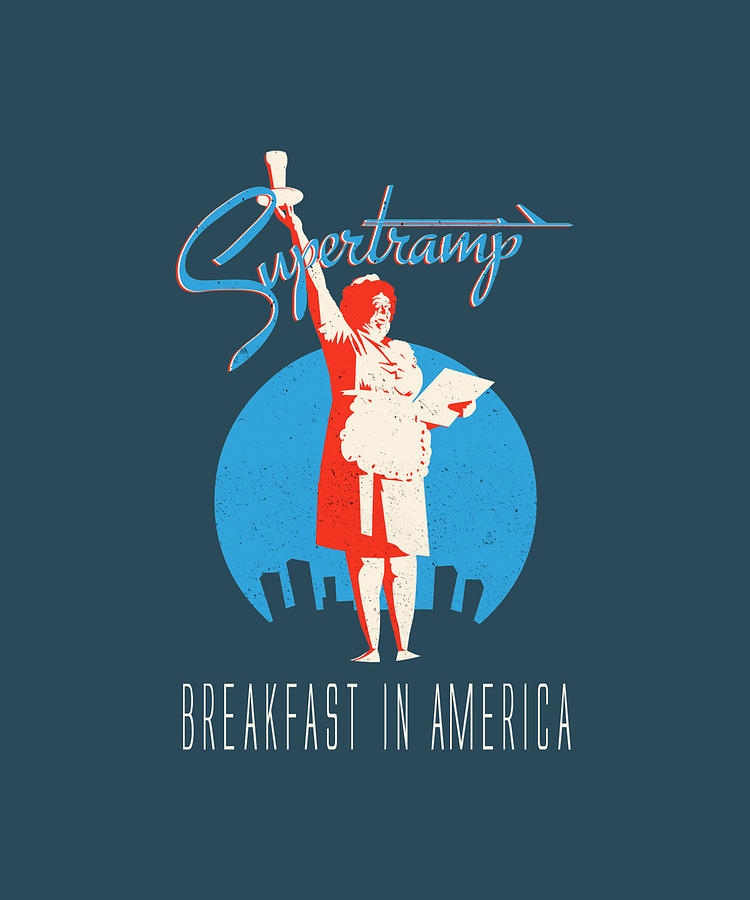 Jesus Christ Painting - Supertramp Breakfast in America   summer by Mike White