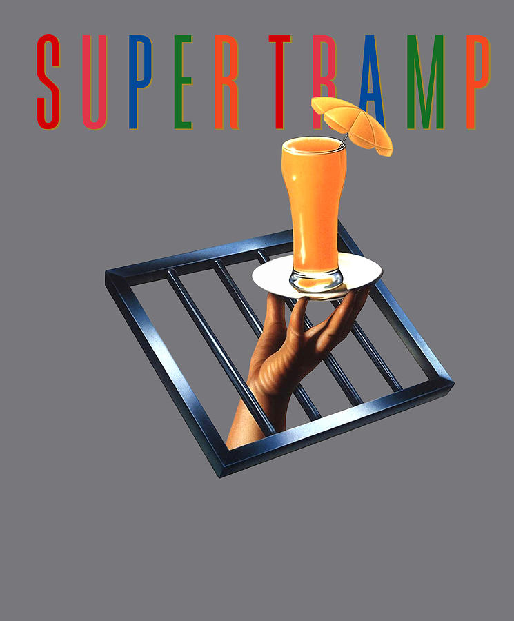 Supertramp Digital Art - Supertramp White by Alice Baker