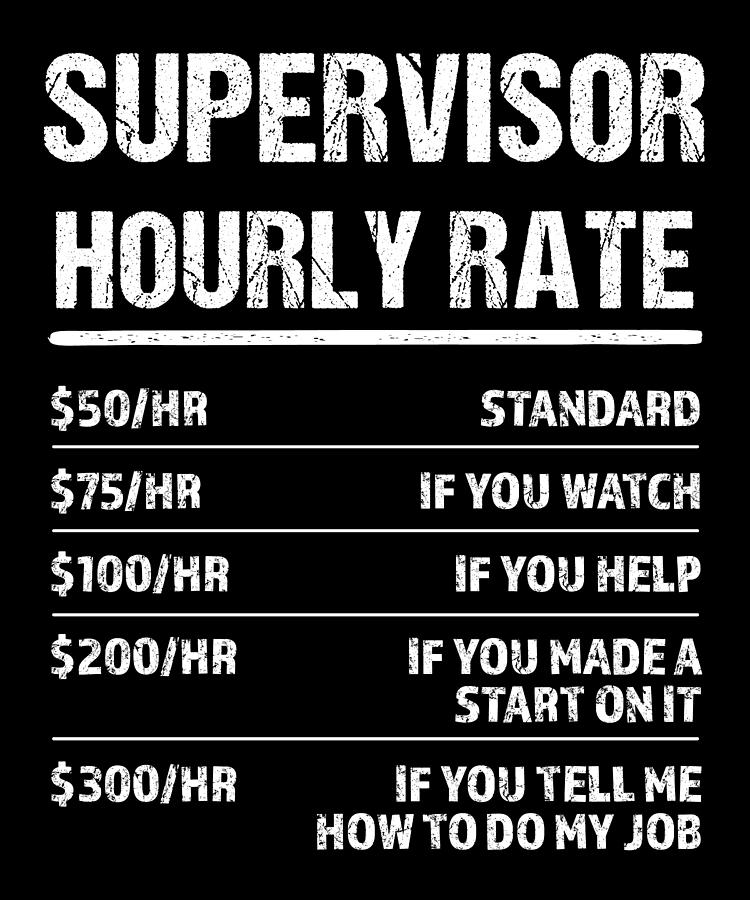site supervisor hourly rate uk
