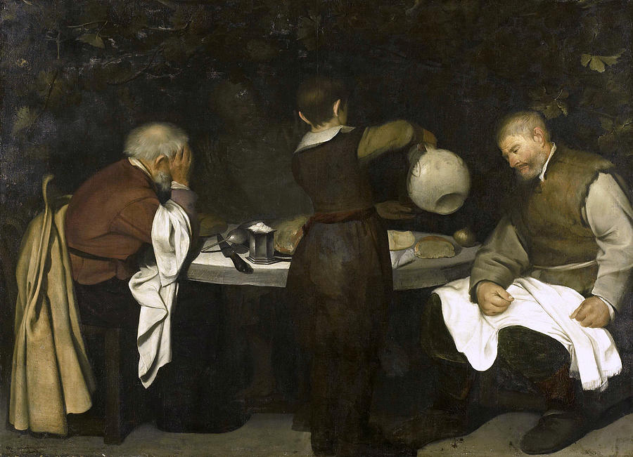 Supper at Emmaus Painting by Anonymous