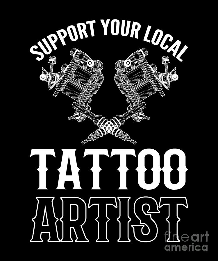 Support Your Local Tattoo Artist - 3 pack — Papo Sticker Company