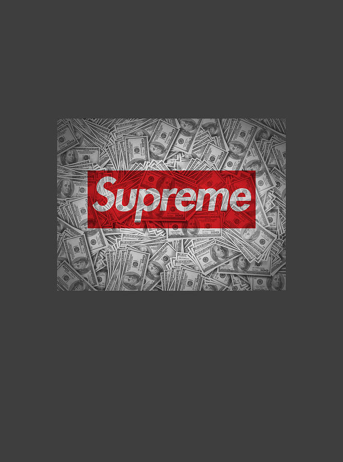 Supreme Cash Logo Digital Art by Benny Bensol