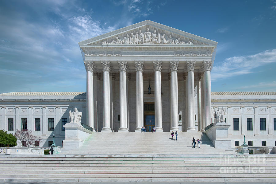 Washington D.c. Photograph - Supreme Court Equal Justice by David Zanzinger