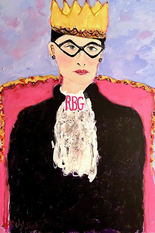 Supreme  Rbg Painting by Sandy Welch