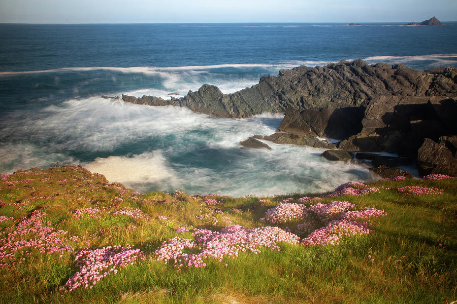 Surf and Sea Pink Photograph by Mark Callanan