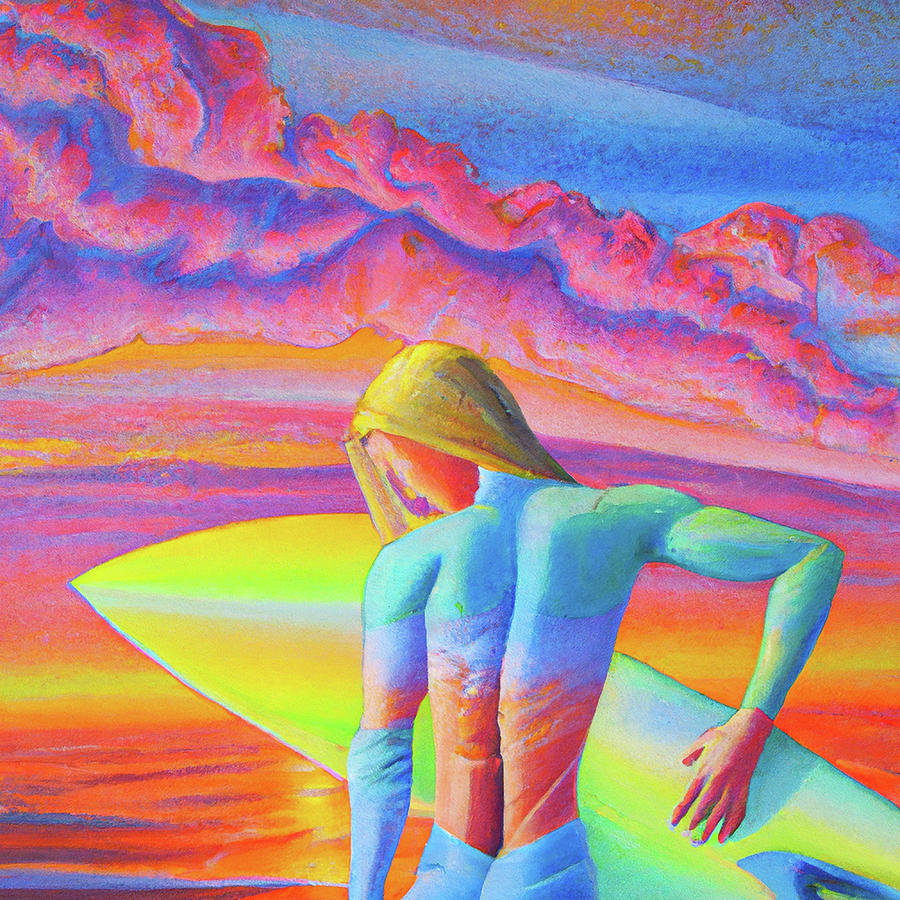 Surf Dreams Digital Art by Star Dreamer - Fine Art America