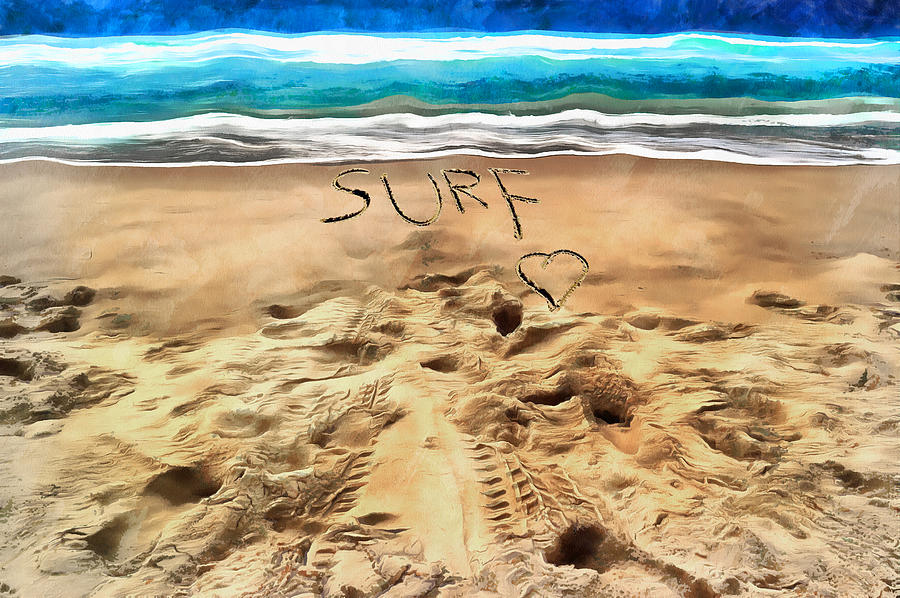 Surf Dudes Mixed Media