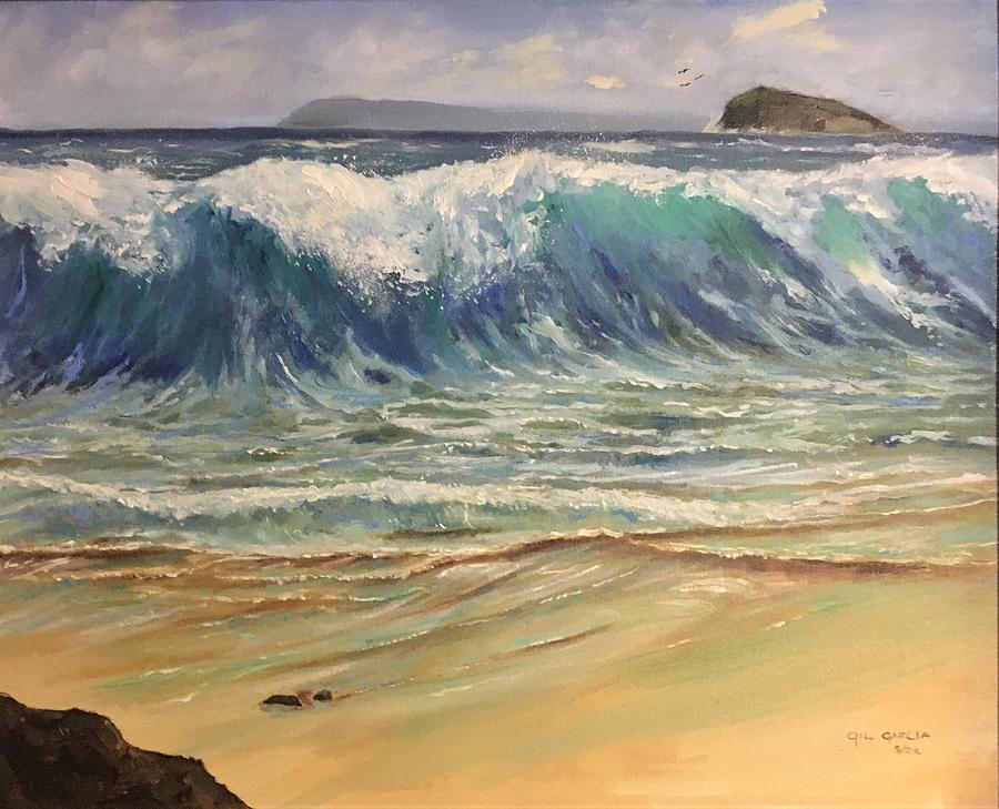 Surf Painting by Gilbert Garcia - Fine Art America