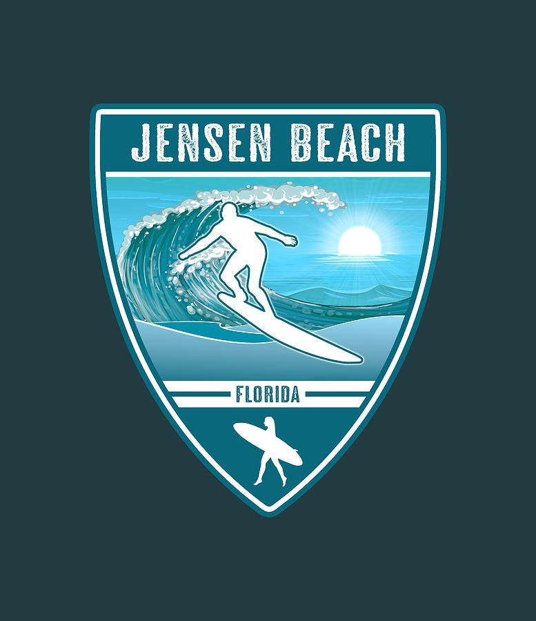 Surf Jensen Beach Florida Digital Art by Jared Davies Fine Art America