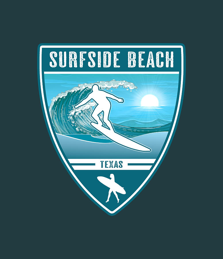 Surf Surfside Beach Texas Digital Art by Jared Davies - Fine Art America