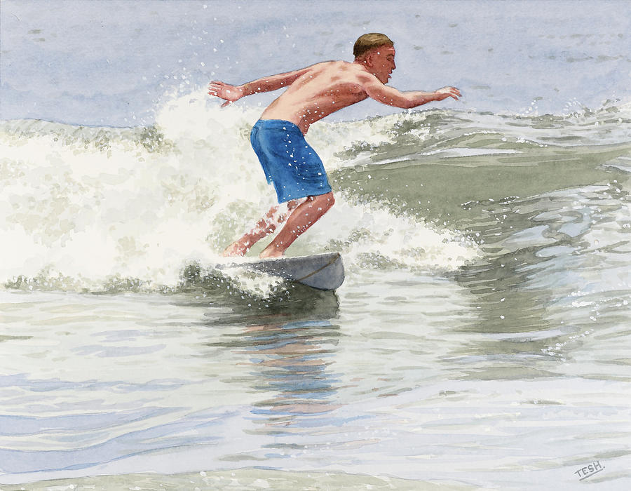 Surf Painting by Tesh Parekh