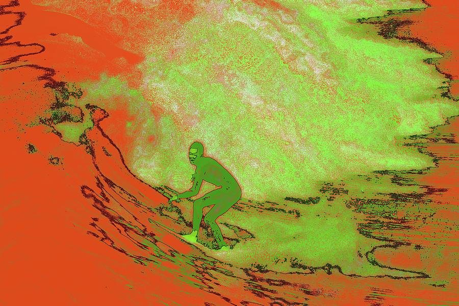 Surfer 8 Digital Art by Carol Tsiatsios