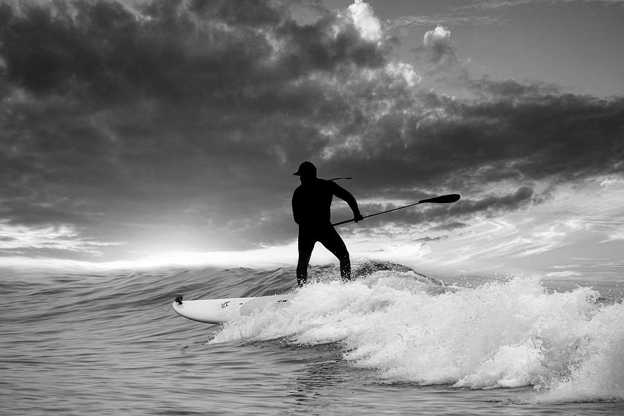 Surfer dude standing on board Photograph by Dan Friend
