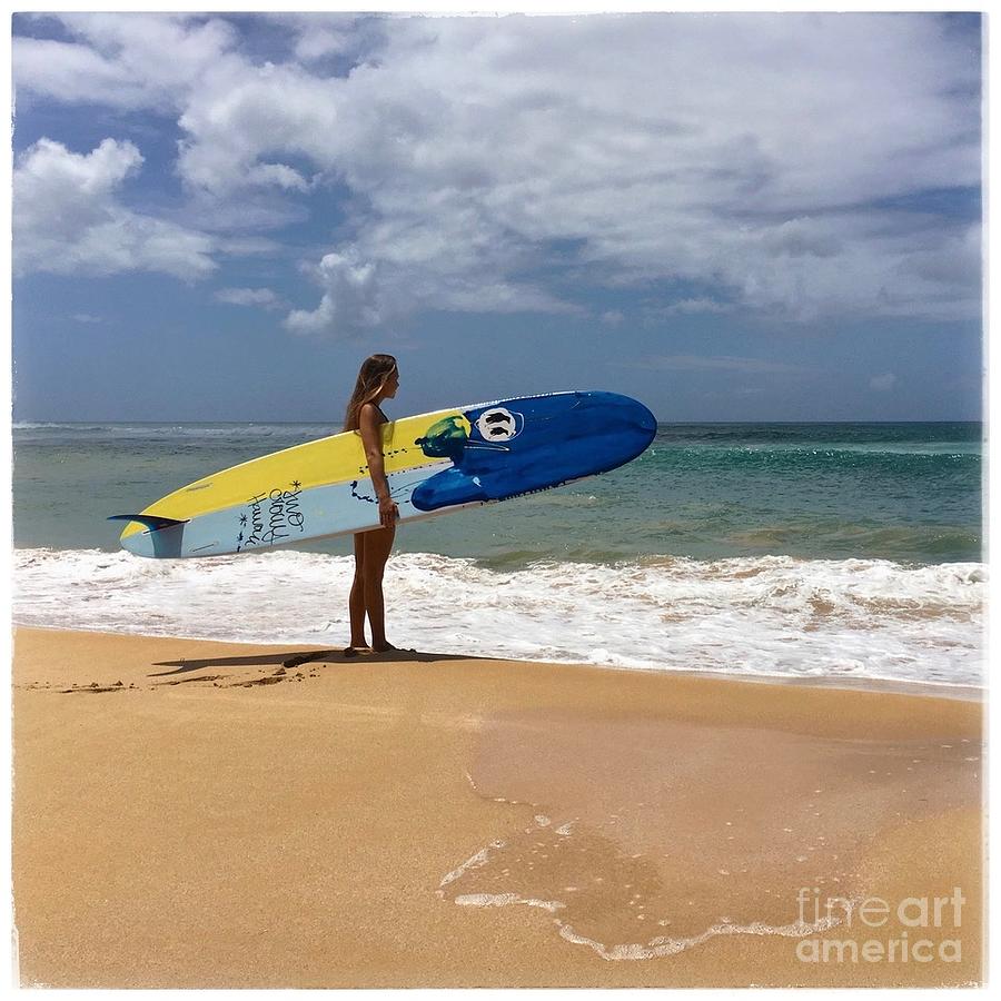 Surfer Girl Photograph by Wendy Golden