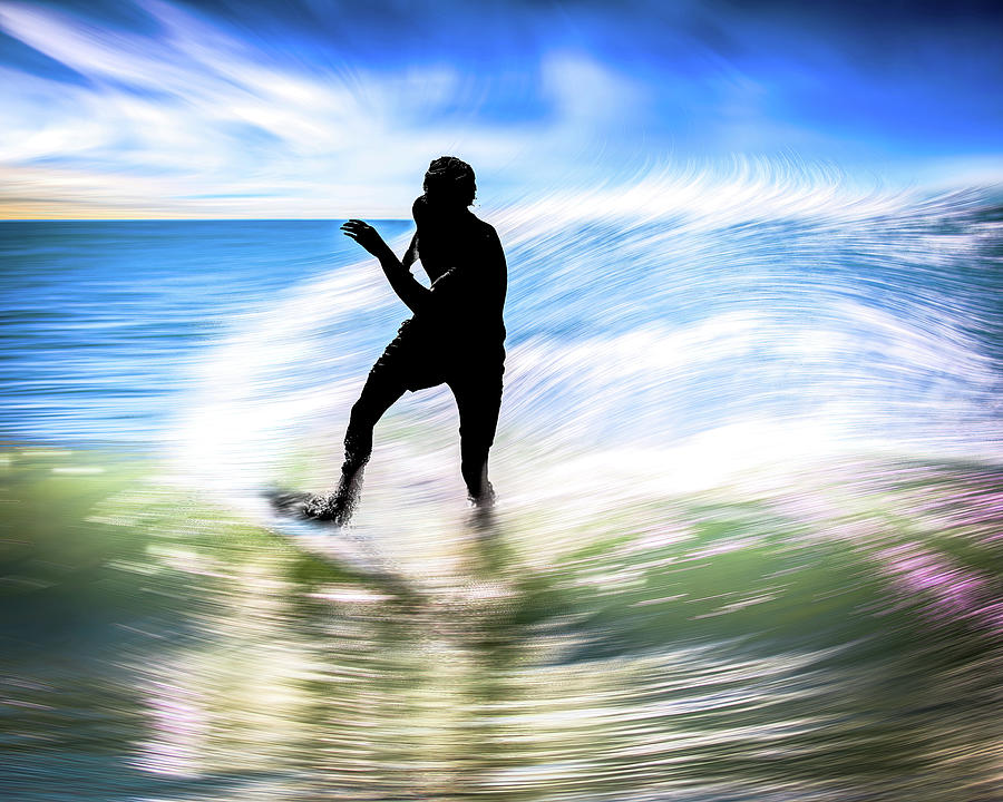 Surfer in Motion Photograph by Joe Myeress