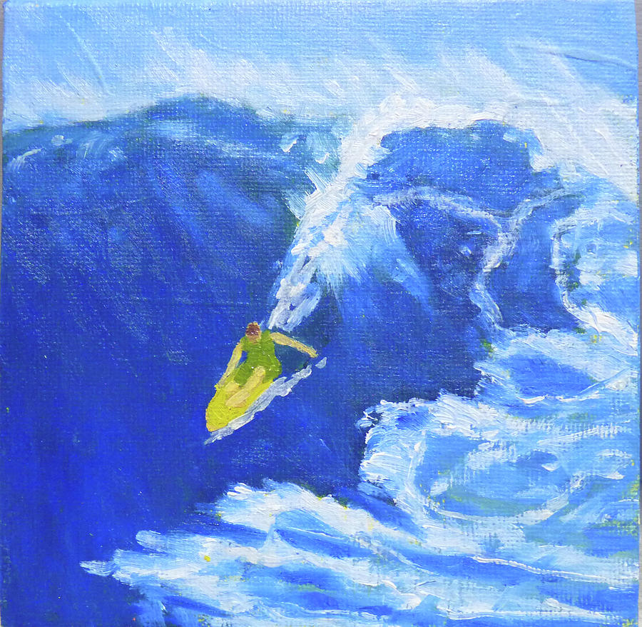 Surfer Painting by Stan Chraminski